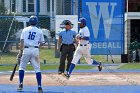 Baseball vs Babson  Wheaton College Baseball vs Babson during Championship game of the NEWMAC Championship hosted by Wheaton. - (Photo by Keith Nordstrom) : Wheaton, baseball, NEWMAC